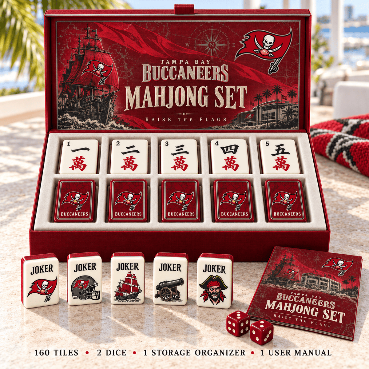 Premium TBB Mahjong Tiles Set PVNA