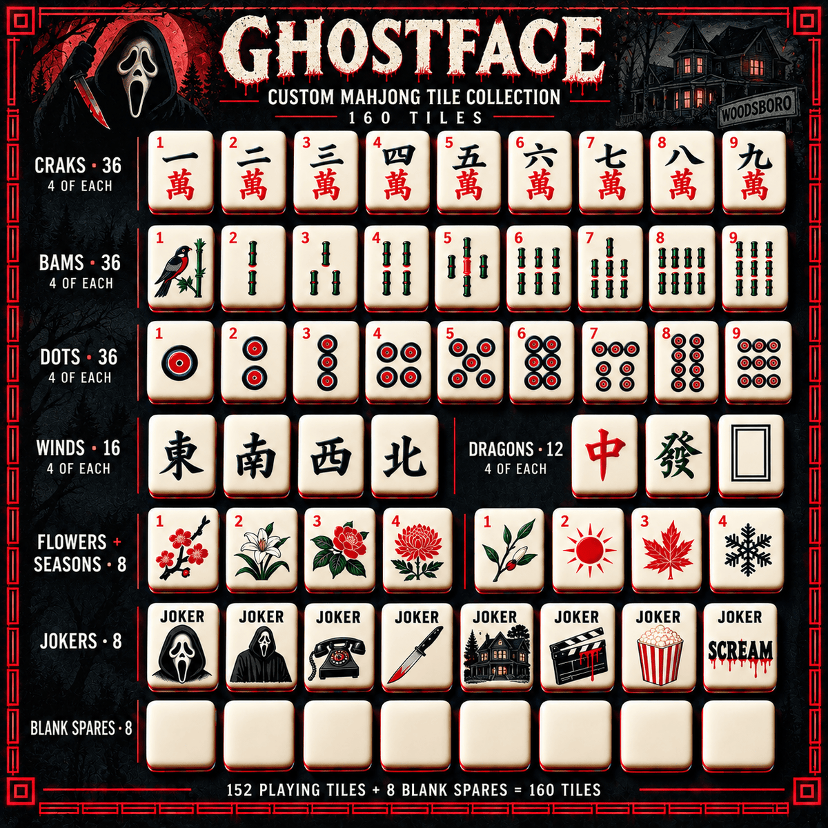 GSF Premium Mahjong Set – Game Night Edition PNPA