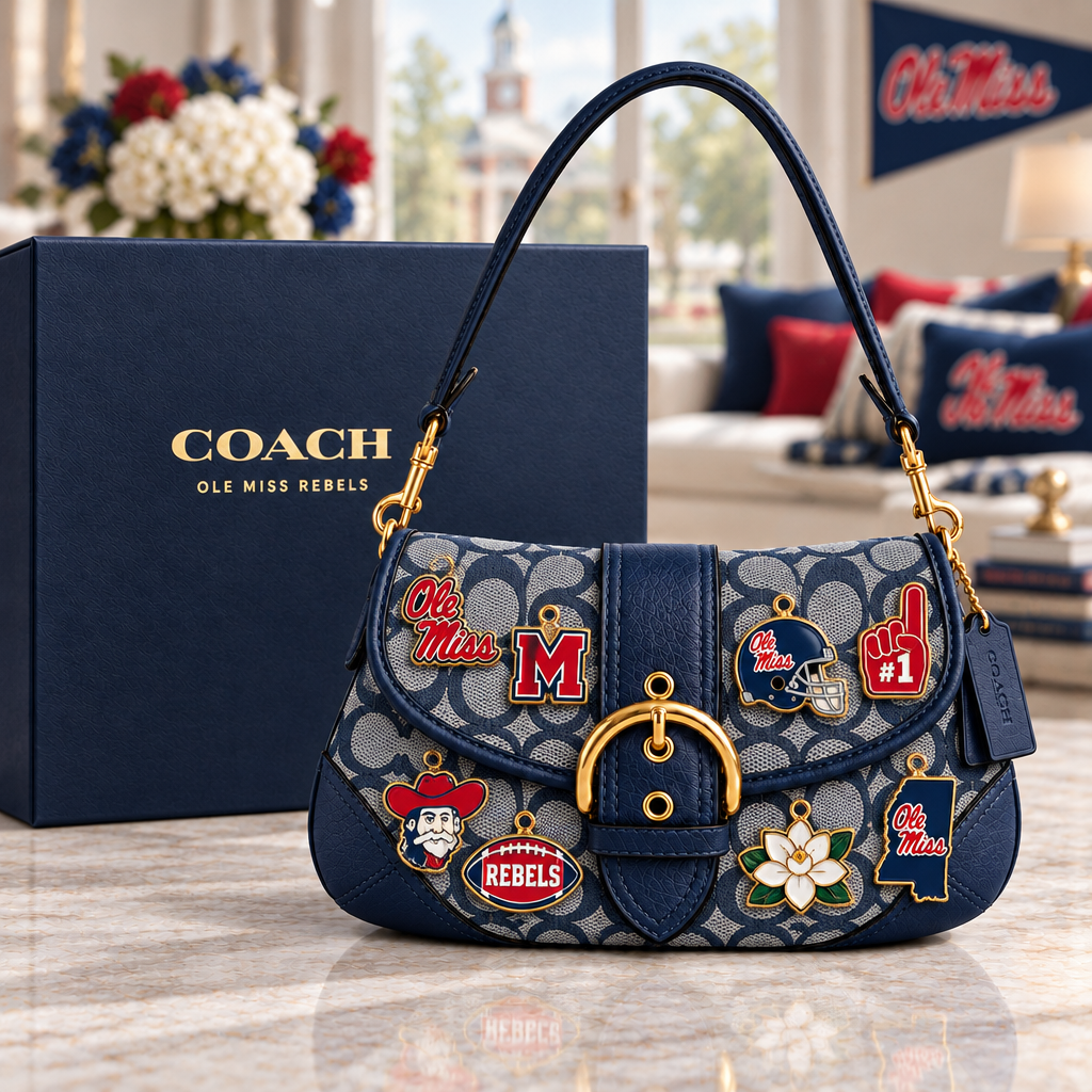 Ole Miss Rebels Soho Bag With Charm