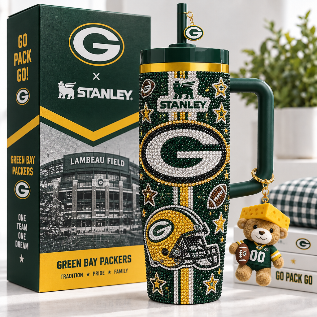 Green Bay Packers 40oz Tumbler With Handle TTNL