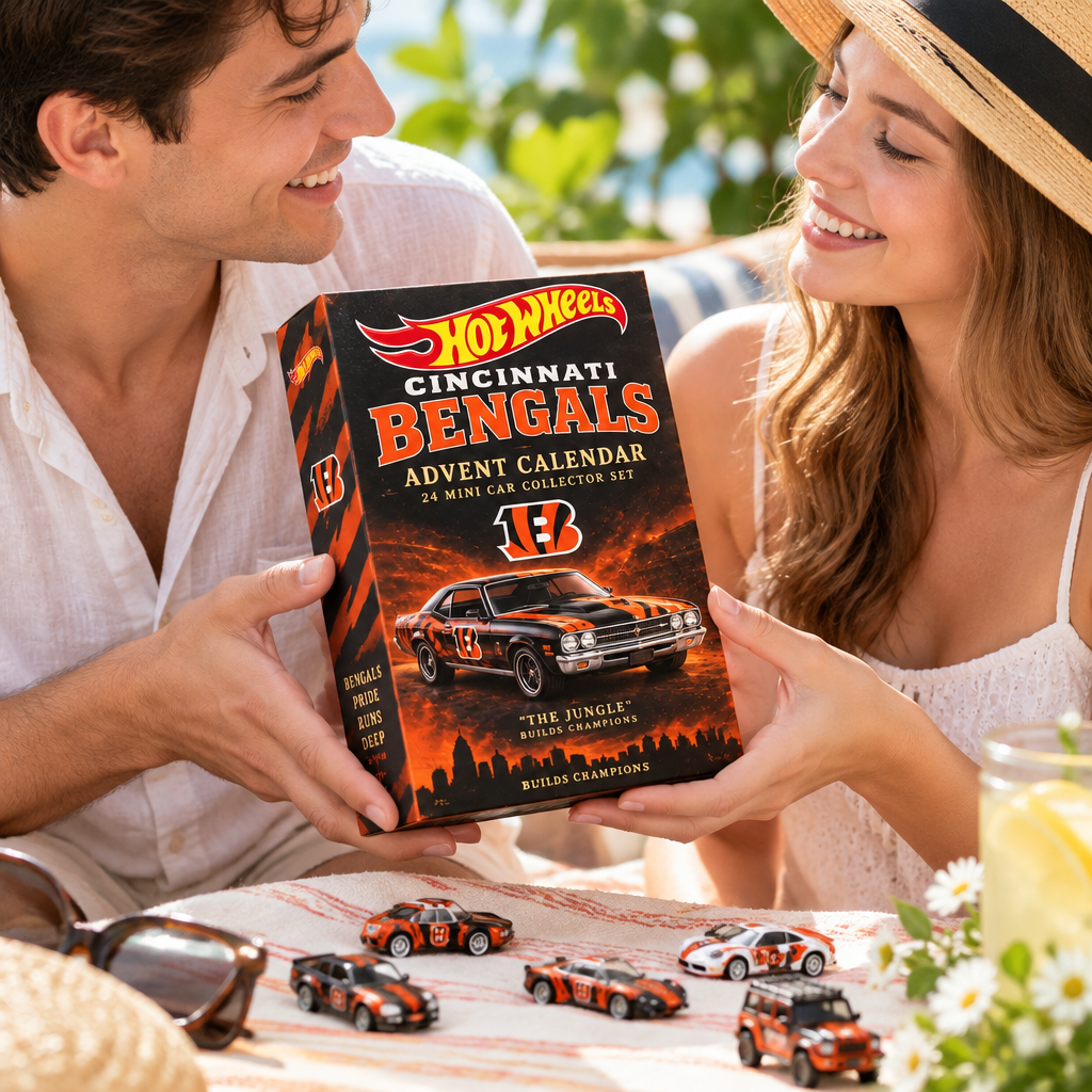 Cincinnati Bengals Premium Mini Car Advent Calendar